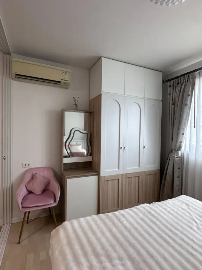 ให้เช่า D Condo Onnut-Suvarnabhumi ห้องกั้นแยกเป็นสัดส่วน แบ่งโซนชัดเจน ราคาอย่างโดน จองเลย