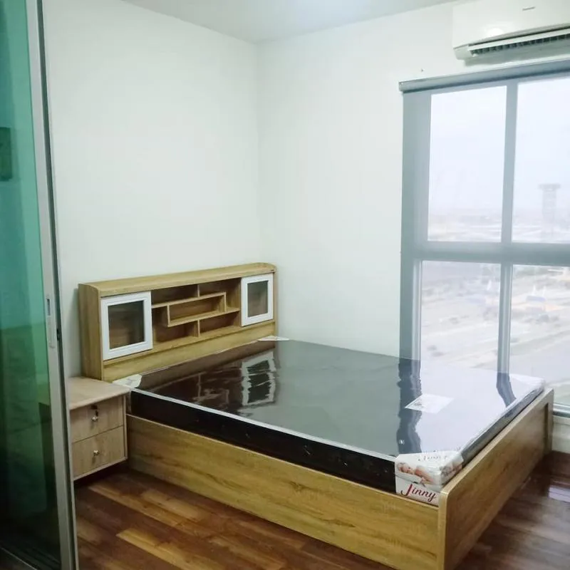 Condo for rent, a space with Bangna, great price, beautiful room, fully furnished, come first !!