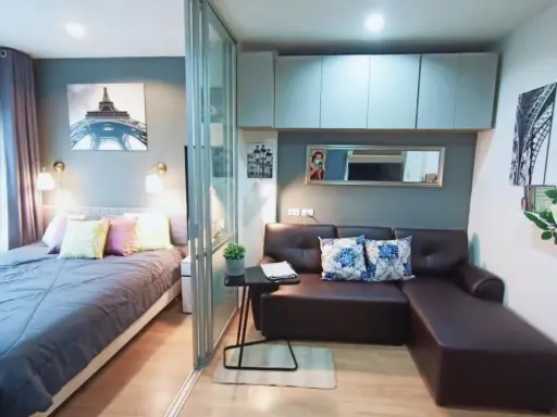 Condo for rent, Lumpini Ville On Nut 46, corner room, newly decorated, beautiful room, ready to move in. Don't wait!! images