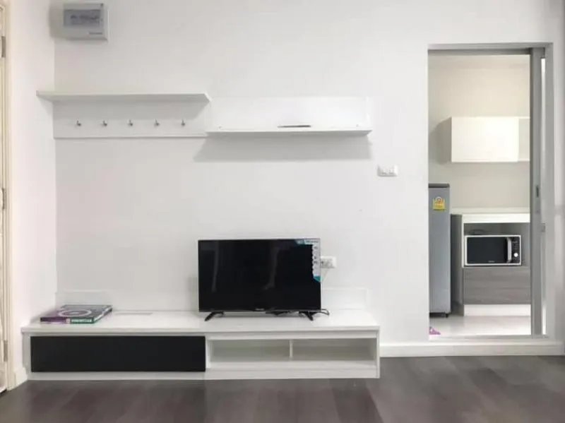 For rent ดีคอนโด แคมปัส รังสิต เฟส 1 ห้องกว้างพื้นที่ใช่สอยเยอะ แต่งเรียบง่าย อยู่สบายชิวๆ จองด่วน