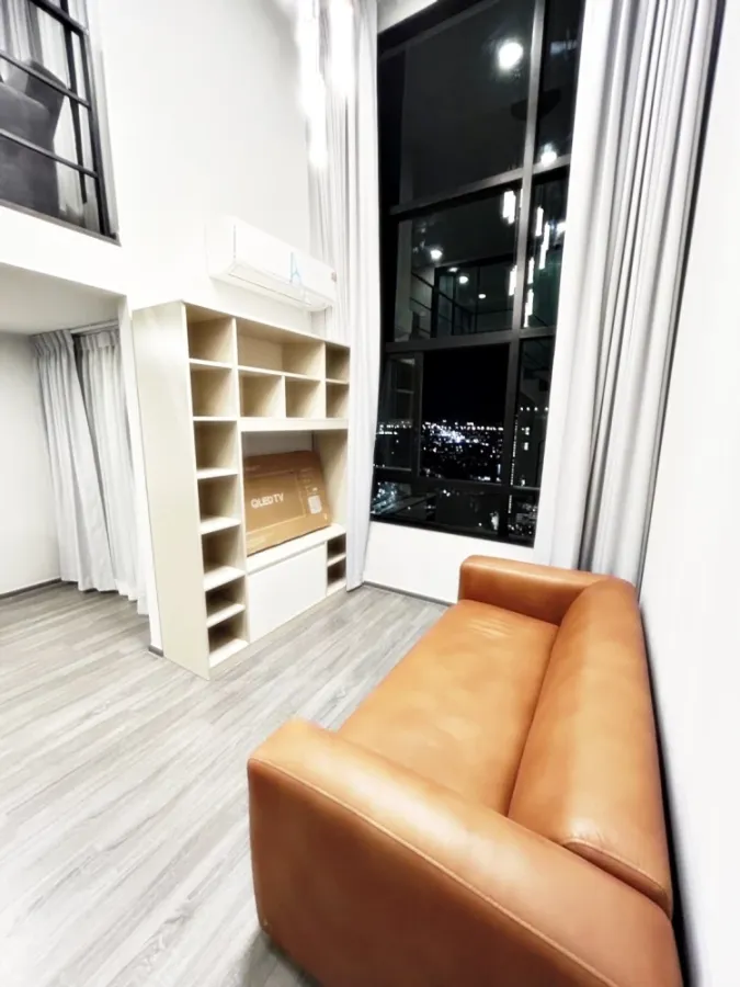 For rent!! Ideo Ramkhamhaeng - Lamsalee Station, 35th floor, beautiful and luxurious room, fully furnished, ready to move in! Reserve now!!