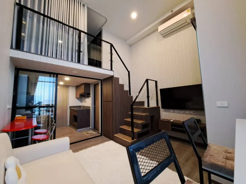 ขาย ให้เช่าThe ORIGIN Plug and Play Ladprao - Bangkapi 1 Bedroom ห้อง Duplex ชั้นสูง วิวดี อย่าพลาด