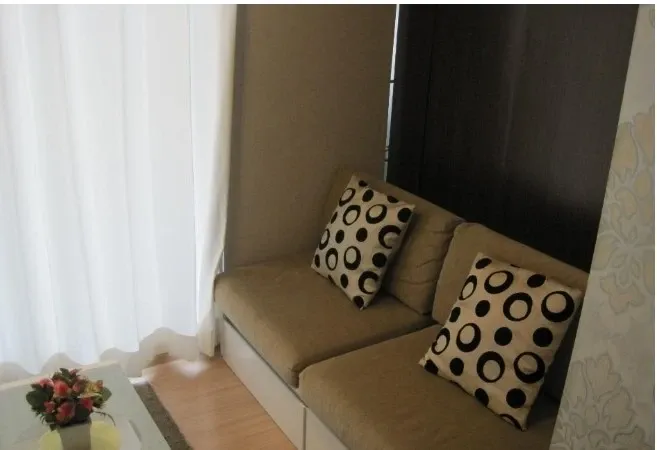 For rent!! Condo A Space Asoke-Ratchada, 10th floor, Building G, swimming pool view, fully furnished, ready to move in. Don't miss out!!