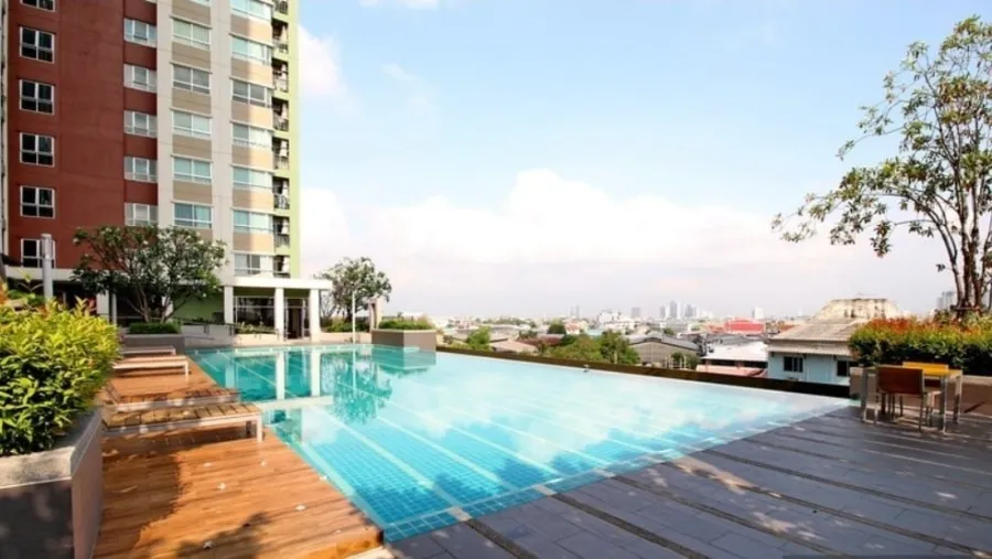 For rent คอนโดลุมพินีเพลส สุขสวัสดิ์-พระราม2 ห้องพร้อมอยู่ ชั้น 24 ได้วิวสูง ราคาไม่แรง รีบมาจอง