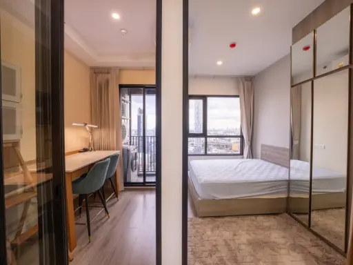 ขาย ให้เช่า Knightsbridge Prime On-nut ชั้น 25 ห้องมุมเป็นส่วนตัว แบบ 1 Bed Plus พลาดแล้วจะเสียใจ