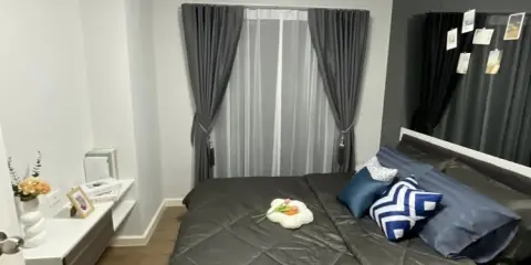 For sale I-Condo Salaya 1 ห้องแต่งพร้อมอยู่ ราคาจับต้องได้ เก็บกระเป๋าใบเดียวเข้าอยู่ได้เลย