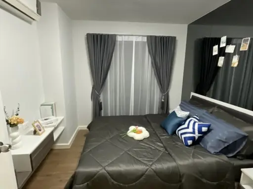 For sale I-Condo Salaya 1 ห้องแต่งพร้อมอยู่ ราคาจับต้องได้ เก็บกระเป๋าใบเดียวเข้าอยู่ได้เลย