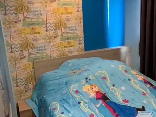 For rent, Lumpini Park Petchkasem 98, built-in furniture & wallpaper in the whole room, ready to move in