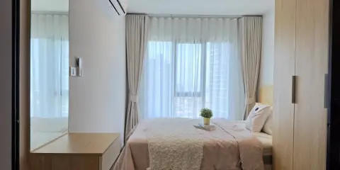 ให้เช่า คอนโโ Regent Home Wuttakat ห้องแต่งน่าอยู่ เฟอร์นิเจอร์ & เครื่องใช้ไฟฟ้าครบ พร้อมอยู่ รีบมาจองเลย