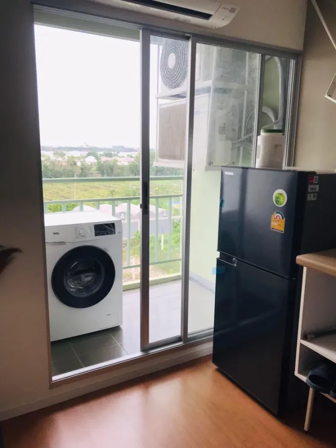 For rent: Lumpini Township Rangsit Klong 1, corner room, beautiful view, fully furnished, hurry and reserve now, urgently.