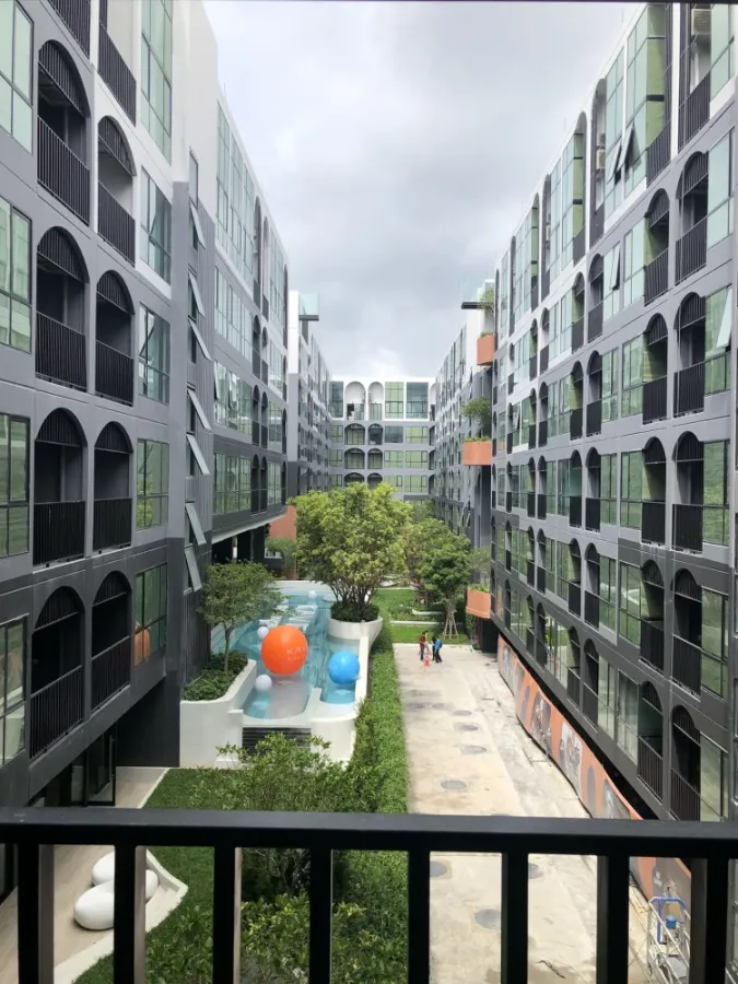 ให้เช่า Kave Salaya 1 bedroom วิวสระว่ายน้ำ ตกแต่งครบ พร้อมเข้าอยู่