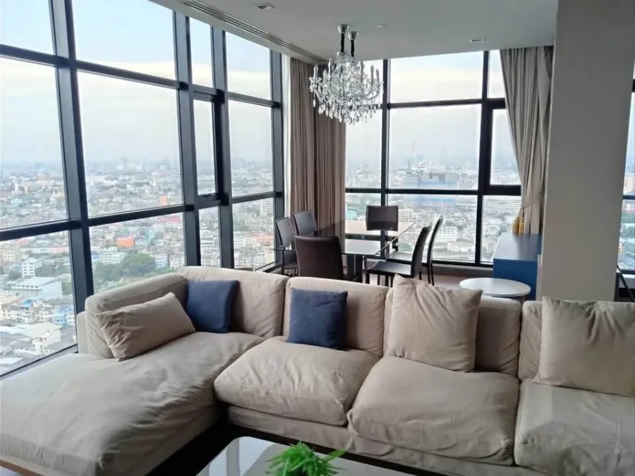 For sale/rent: Urbano Absolute Sathon-Taksin, a nice room on a high floor, spacious room, suitable for a family. If you don't reserve, it's a mistake.