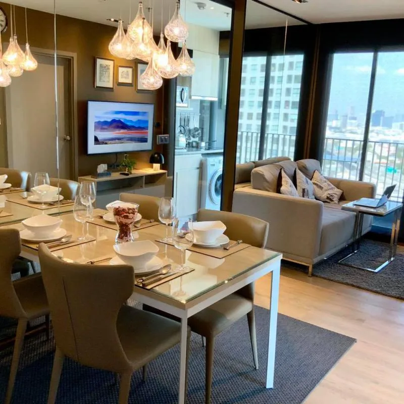 Urgent for rent !! Ideo O2 Condo, beautiful room, fully furnished, comfortable, high view, don't miss !!