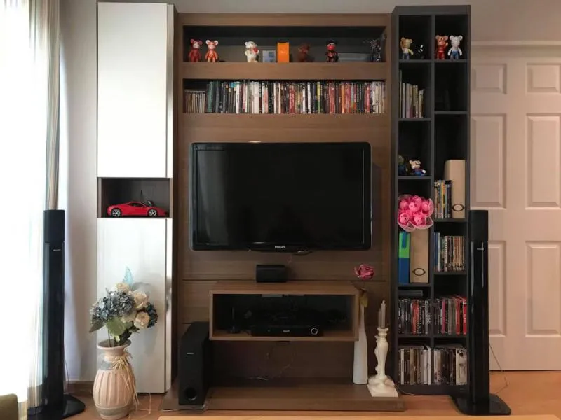 Whoever comes as a family must have this room for rent, Condo U Delight @ Huai Khwang Station, large room, fully furnished, hurry!!