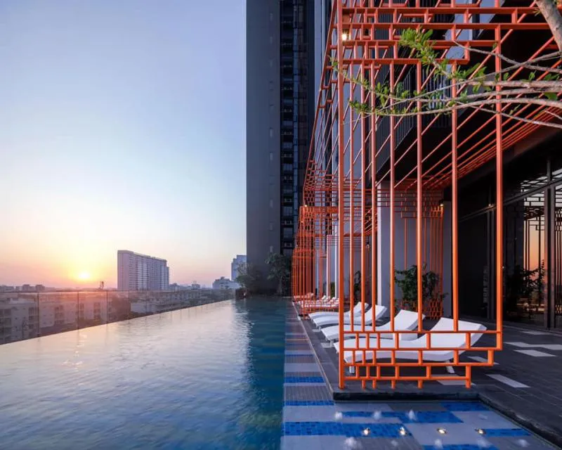 ให้เช่า The LINE sukhumvit 101 duplex ขนาด 44 ตร.ม. ติด BTS ปุณณวิถี เฟอร์ครบ ย้ายเลยอย่ารีรอ