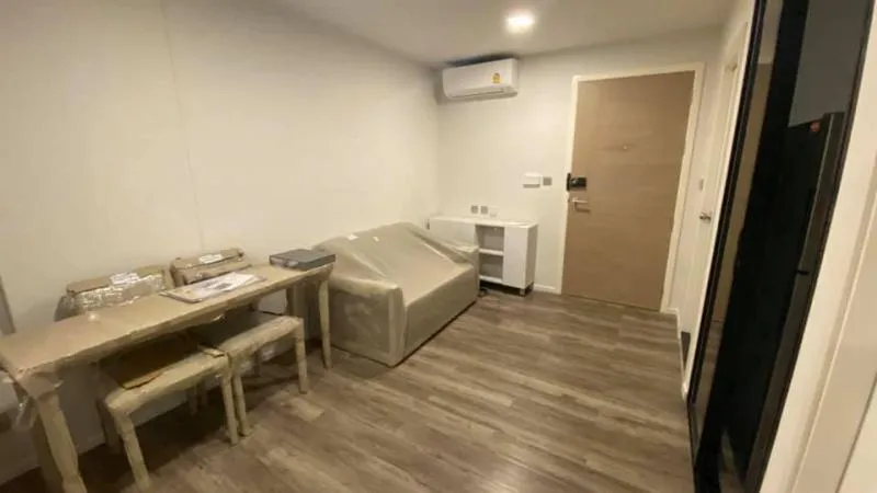 For rent แอทโมซ แจ้งวัฒนะ 34 ตร.ม ห้องใหญ่ พื้นที่ใช้สอยเยอะ เตียงใหญ่ นอนสบายสุดๆ สนใจรีบด่วนเลยน้า