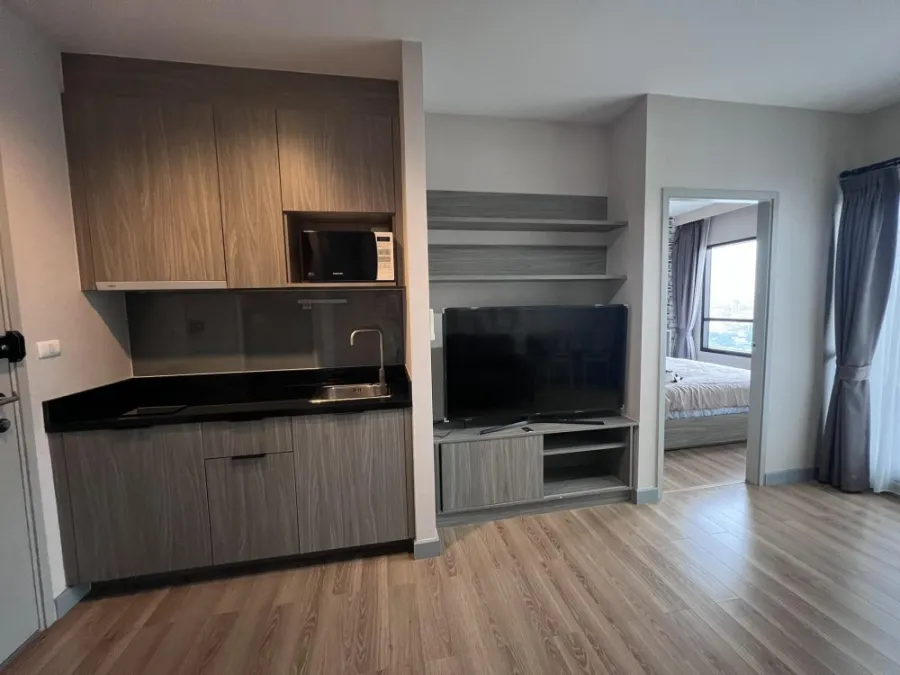 For rent, Chapter One Midtown Ladprao 24, 23rd floor, city view, very beautiful, full of Buit-In decoration, book now.