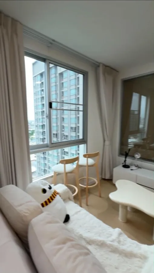 For rent: The Parkland Ratchada – Thapra, 21st floor, fully furnished, very livable. Book now!