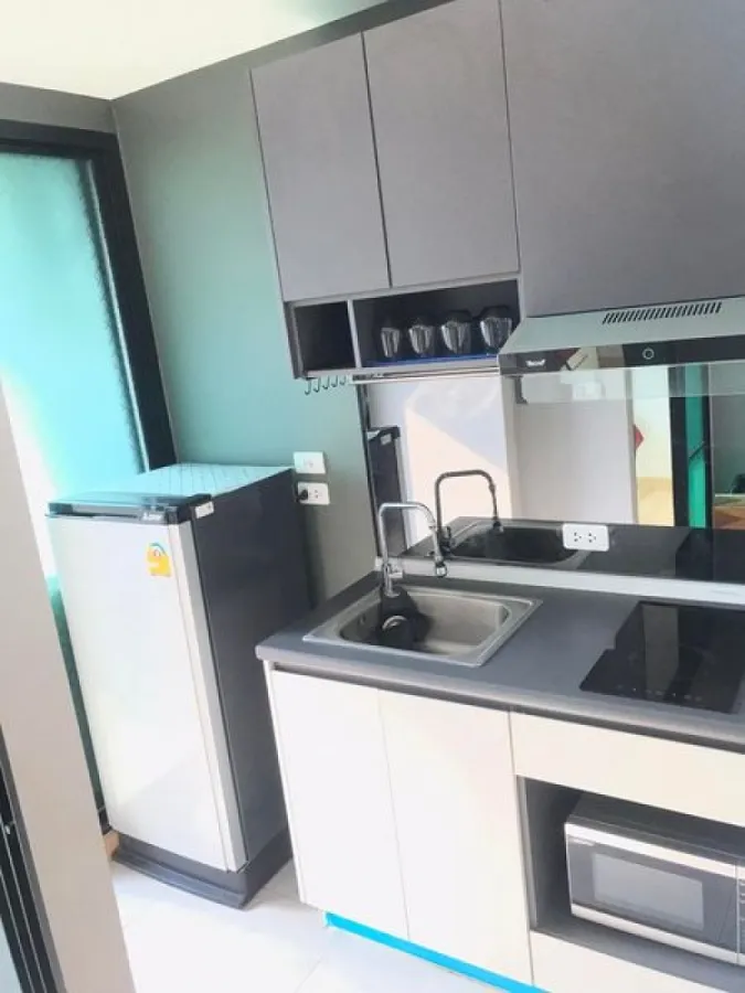 For rent, The Cube Loft Ladprao 107, nice room, fully furnished and electrical appliances. Well, this must be reserved.