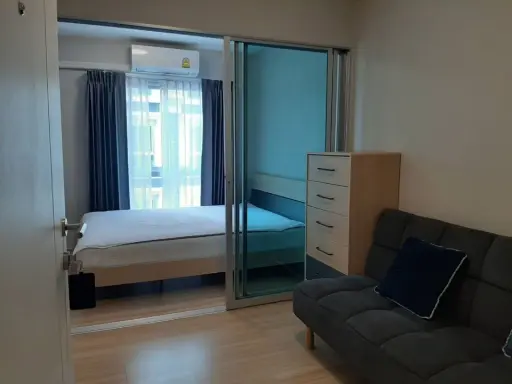 For sale Plum Condo Chaengwattana Phase 3. The room is divided into proportions, clearly separated into zones. Let me tell you, don't miss this place. images