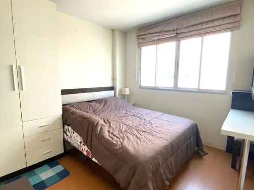 For sale: Lumpini Condo Town Rattanathibet, 4th floor, north direction, very good feng shui. Comes with a low price, easy on the wallet. Hurry.
