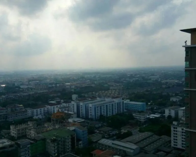 Condo for rent, The Parkland Petchkasem, good view, high floor, breathe in the morning air comfortably. Miss it and miss it