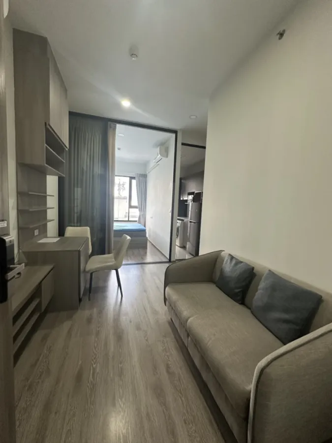 Knightsbridge Kaset Society for rent, fully furnished room with built-in furniture, hurry and reserve now!