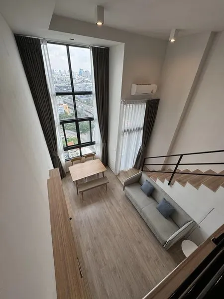 คอนโดให้เช่า Ideo Rama 9 - Asoke ห้อง Hybrid Studio Duplex แต่งพร้อมอยู่ บอกเลยว่าห้ามพลาดเด็ดขาด