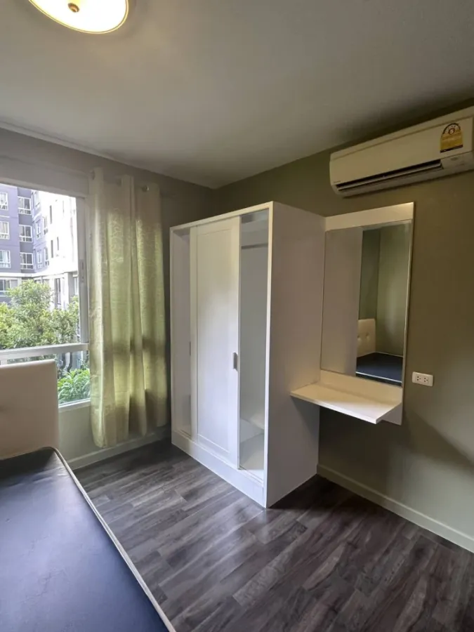 ให้เช่า D Condo Campus Resort Ratchapruek – Charan 13 ห้องชั้น 3 มาพร้อมเฟอร์นิเจอร์ครบครัน วิวสวน จองเลย