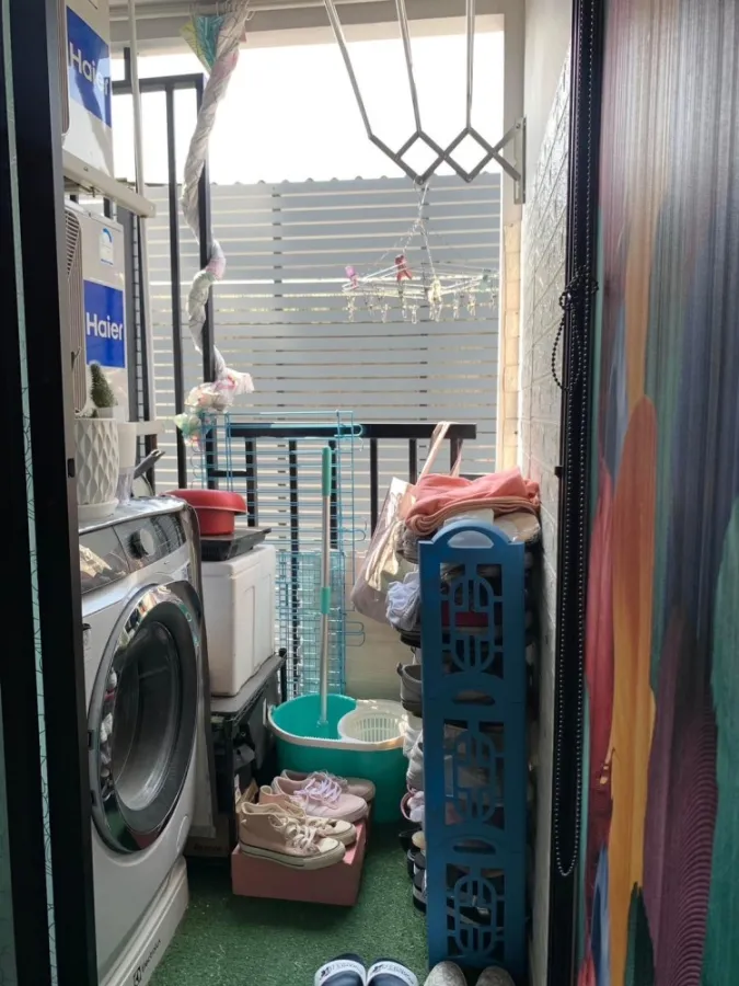 Urgent sale!! Condo Hi Sutthisan, 2nd floor, Building C, fully furnished Ready to carry the bag and move in. Hurry up and book now!!