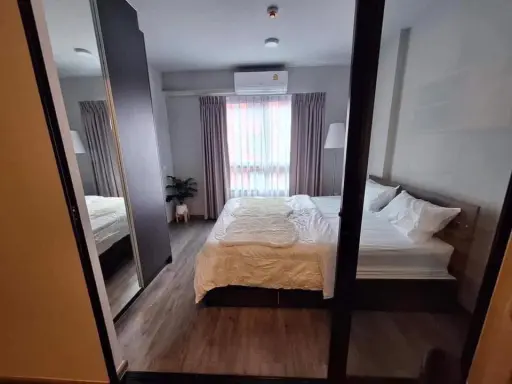 For rent: Monte Rama 9, 6th floor, swimming pool view, super chill, fully furnished, great value, complete, all in one place, book now.