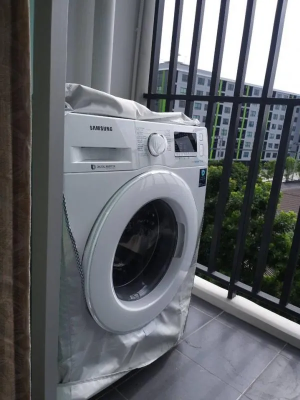 For rent, Happy Condo, Don Mueang, The Terminal, beautiful room, ready to move in, near the airport There is a shopping center. Book now.