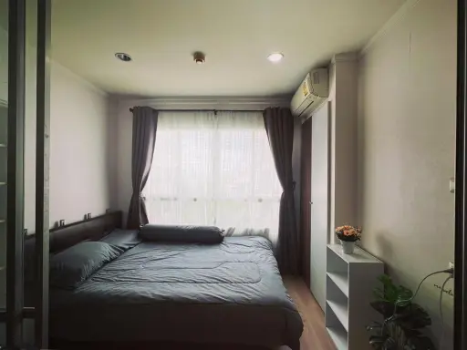 Condo for sale, Lumpini Ville Phatthanakan-New Phetchaburi Road, fully furnished, ready to move in with your bags, don't miss it.