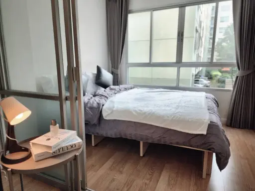 Condo for sale, Lumpini Ville, Phatthanakan, New Petchburi, nice room, fully furnished, full equipment, book now.