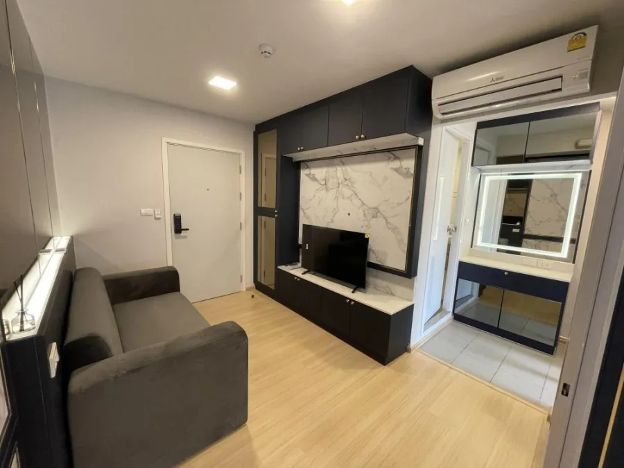 For rent, Plum Condo Rangsit Alive Phase 2, 5th floor, Building A, pool view, beautiful room, nice to live in. Hurry and reserve now. Don't wait.