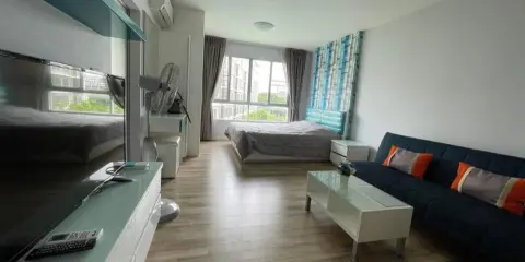 For Rent dcondo Campus Resort Rangsit 2 ห้องสวย ตกแต่งมีไสต์ ได้ทิศเหนือ วิวสระ ไม่ร้อน จองด่วนจ้า