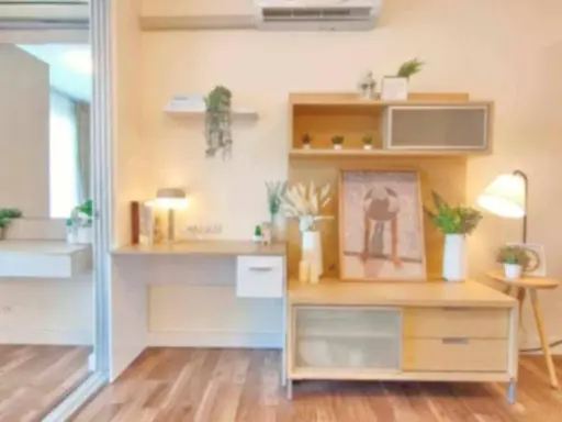 For rent!! Condo A Space Me Sukhumvit 77, 4th floor, open view, beautifully decorated, ready to move in, fully furnished, you can finish here!!