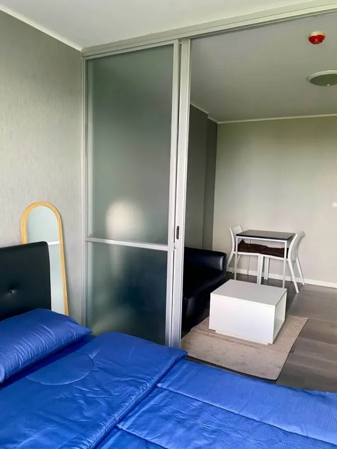 ให้เช่า Dcondo Campus Resort Bangna 1 ห้องนอน 1 ห้องน้ำ เฟอร์นิเจอร์ครบครัน วิวสวยไม่บล็อค จองด่วน