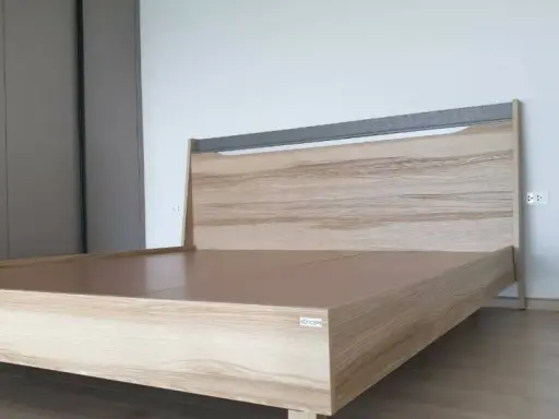 For rent Ideo New Rama 9 This room is new in the box. Minimal style wooden furniture plus the best view. Book now. Don't miss it. images