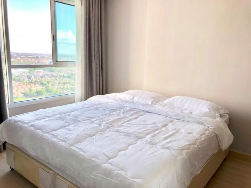 For Rent คาซ่า คอนโด บางใหญ่ ชั้นสูงวิวโล่ง มองไปแล้วรู้สึกผ่อนคลายสบายตา ห้องกว้างใหญ่เฟอร์ครบด่วน