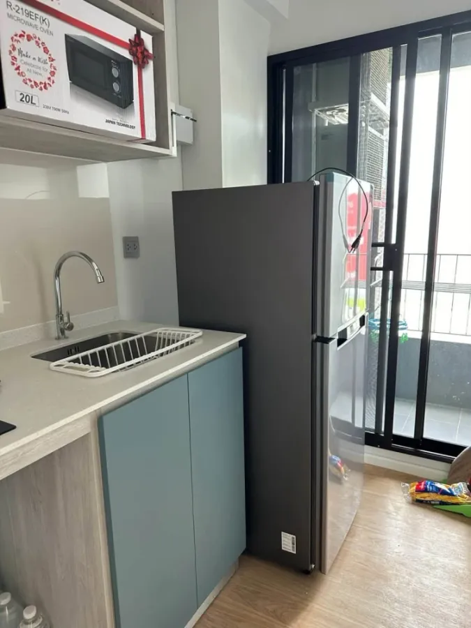 For Rent: Atmoz Kanaal Rangsit, corner unit with exterior view, quiet and private. Convenient and complete amenities all in one place. Book now!