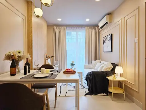For sale: Murraya Place Lat Phrao 27, beautifully decorated, looks good and very stylish. A large closet holds all your stuff. Don't miss it.