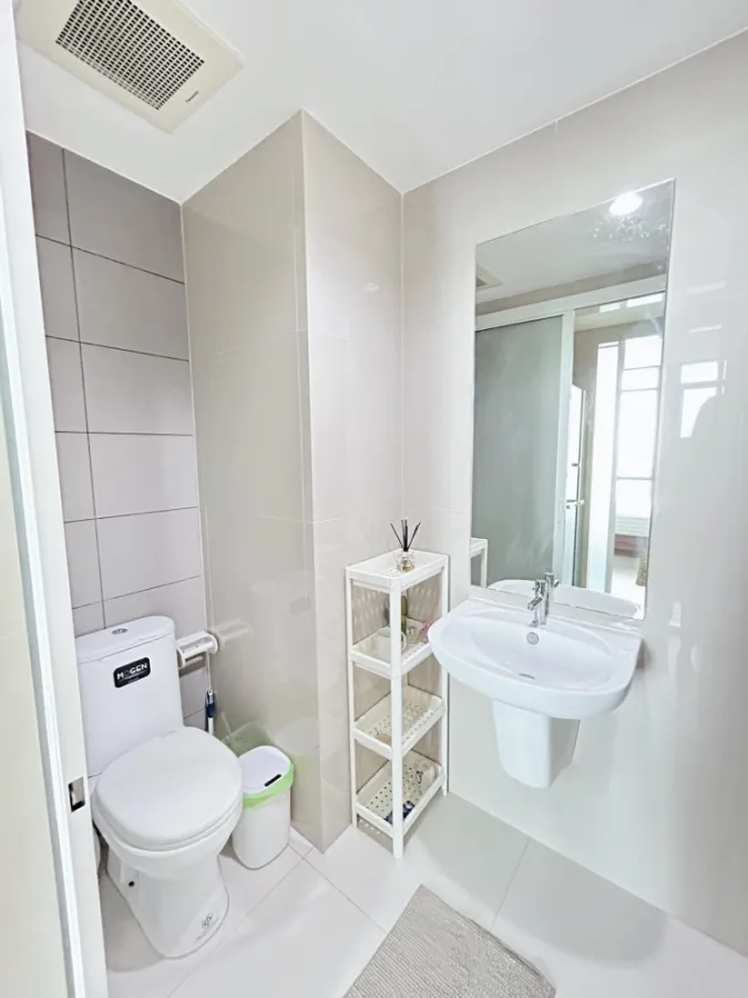 Sell, rent, The Capital Ratchaprarop-Vipha, 12th floor, partitioned room Complete with electrical appliances. Book now.