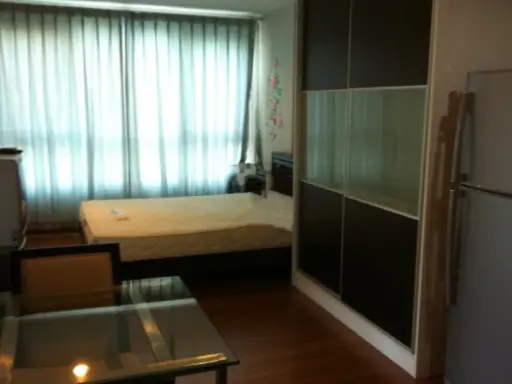 Condo for rent Diamond Ratchada Studio 1 bath, good location, near MRT Huai Khwang Can't miss it