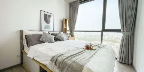 For sale rent The Line Wongsawang ห้องแต่งโทนขาว สบายตา ราคาสบายกระเป๋า มาแต่ตัวเข้าอยู่ได้เลย