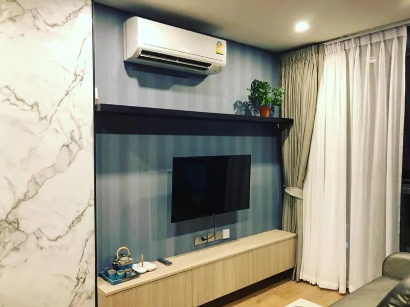 For rent Q CHIDLOM PHETCHABURI decorated in modern style. Fully furnished. If interested, hurry up.