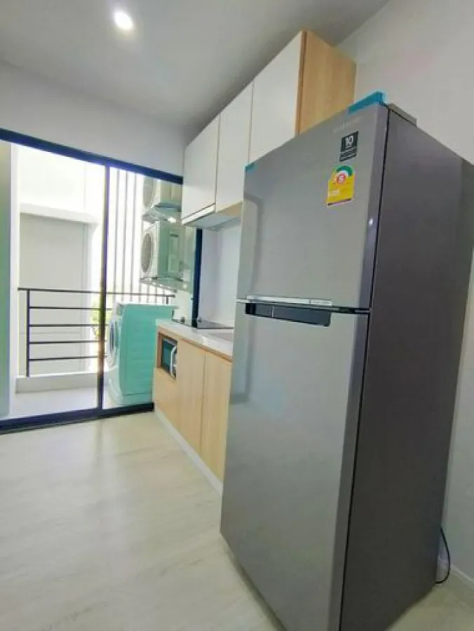 For rent!! V Condo Salaya, 4th floor, V3 building, fully furnished, ready to move in. Don't miss it, hurry and book now!!