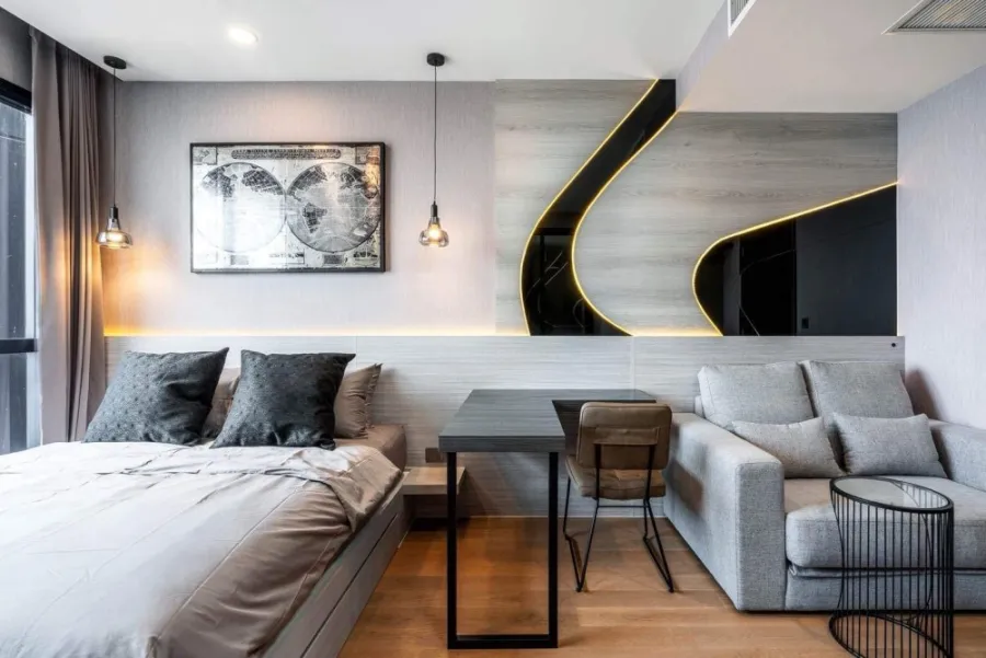 ให้เช่า Ashton Chula-Silom ห้อง STUDIO ชั้นสูง วิวดีสุดๆ ตกแต่งสวยหรู พร้อมอยู่ จองก่อนได้ก่อนจร้า