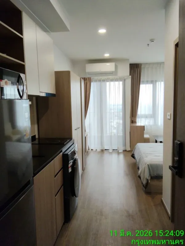 ให้เช่า The Livin Phetkasem 37 ห้องอยู่ชั้นสูงมากๆ เฟอร์นิเจอร์และเครื่องใช้ไฟฟ้าครบ เพียงลากกระเป๋าเข้ามาได้เลย