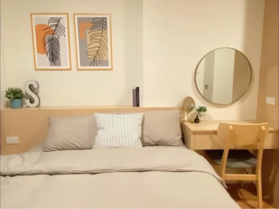 For rent, Lumpini Ville Pattanakarn-Srinakarin, 12th floor, beautiful view, beautifully decorated, just carry your bags and move in. Reserve now.